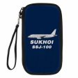 Sukhoi Superjet 100 Designed Travel Cases & Wallets For Cheap