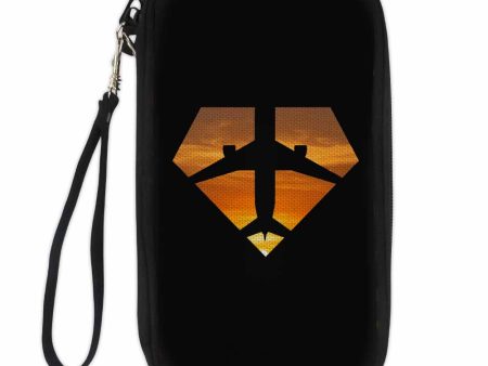 Supermen of The Skies (Sunset) Designed Travel Cases & Wallets Fashion