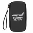 Sukhoi Superjet 100 Designed Travel Cases & Wallets For Cheap