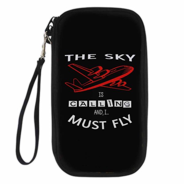 The Sky is Calling and I Must Fly Designed Travel Cases & Wallets Online