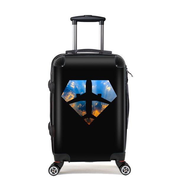 Supermen of The Skies (Sunrise) Designed Cabin Size Luggages For Discount