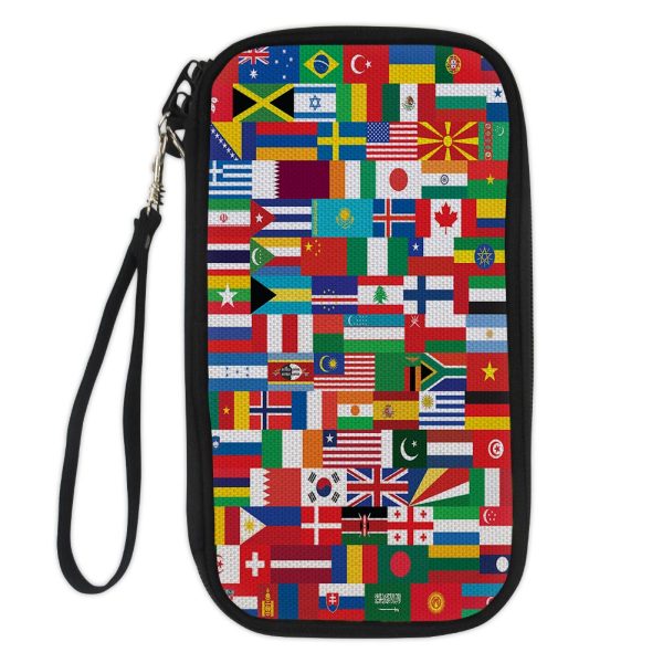 World Flags Designed Travel Cases & Wallets Hot on Sale