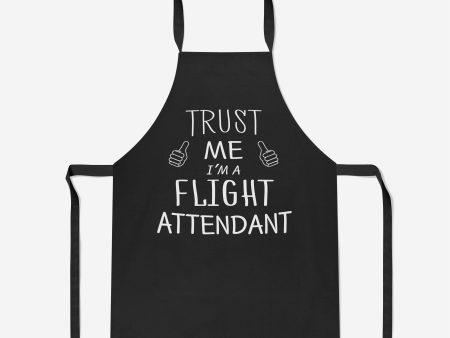 Trust Me I m a Flight Attendant Designed Kitchen Aprons For Discount