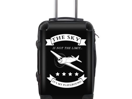 The Sky is not the limit, It s my playground Designed Cabin Size Luggages For Sale