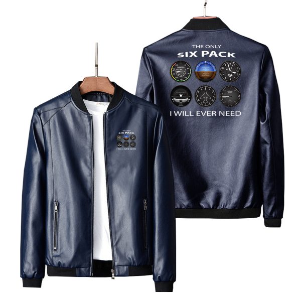 The Only Six Pack I Will Ever Need Designed PU Leather Jackets Sale