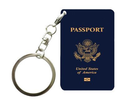 USA Passport Designed Key Chains Sale