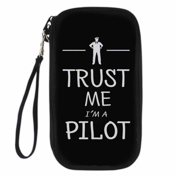 Trust Me I m a Pilot Designed Travel Cases & Wallets Online