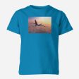 Super Cruising Airbus A380 over Clouds Designed Children T-Shirts For Cheap