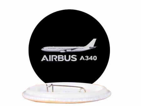 The Airbus A340 Designed Pins Sale