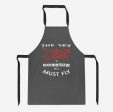 The Sky is Calling and I Must Fly Designed Kitchen Aprons Online