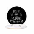 Trust Me I m a Flight Attendant Designed Pins Supply