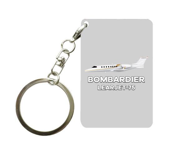 The Bombardier Learjet 75 Designed Key Chains Online now