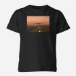 Super Cool Landing During Sunset Designed Children T-Shirts For Sale