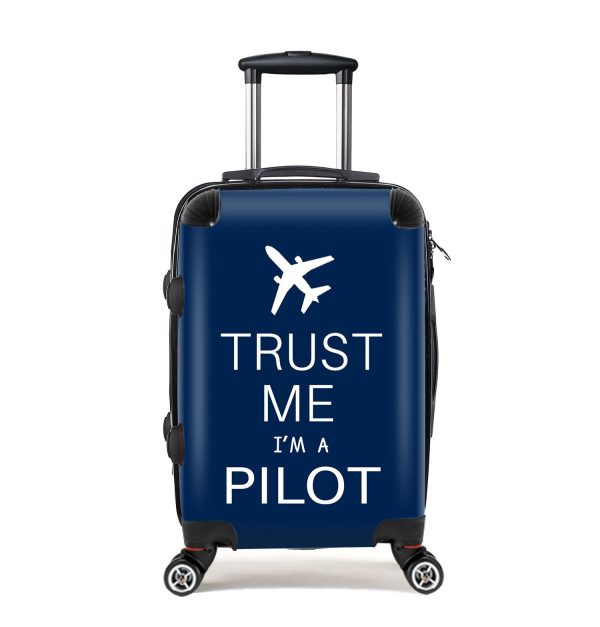 Trust Me I m a Pilot 2 Designed Cabin Size Luggages Fashion