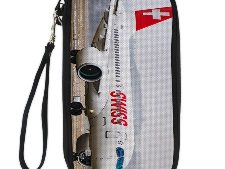 Swiss Airlines Bombardier CS100 Designed Travel Cases & Wallets Fashion