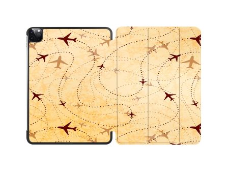 Vintage Travelling with Aircraft Designed iPad Cases For Discount