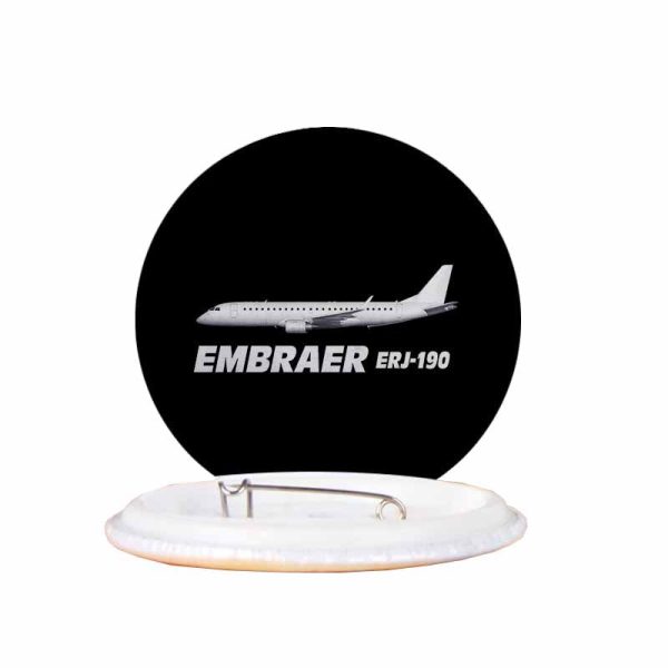 The Embraer ERJ-190 Designed Pins Fashion