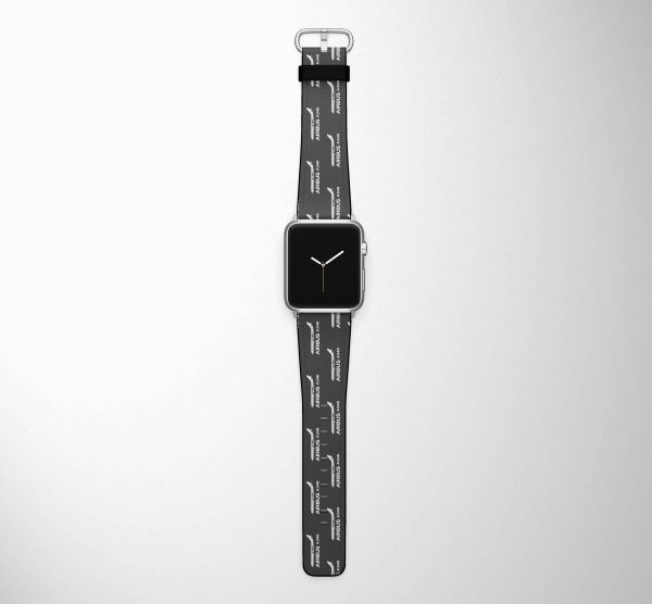 The Airbus A340 Designed Leather Apple Watch Straps Online Sale