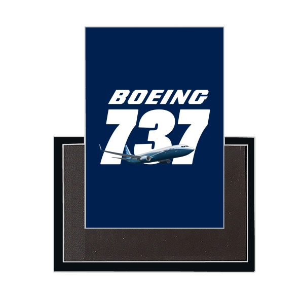 Super Boeing 737+Text Designed Magnets Online