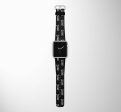 The Airbus A350 WXB Designed Leather Apple Watch Straps Online now