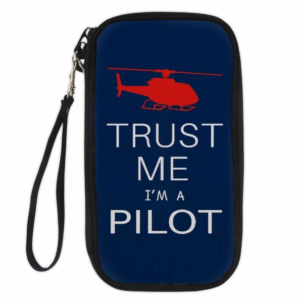 Trust Me I m a Pilot (Helicopter) Designed Travel Cases & Wallets For Cheap