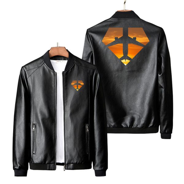 Supermen of The Skies (Sunset) Designed PU Leather Jackets Online