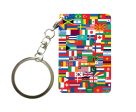 World Flags Designed Key Chains Cheap