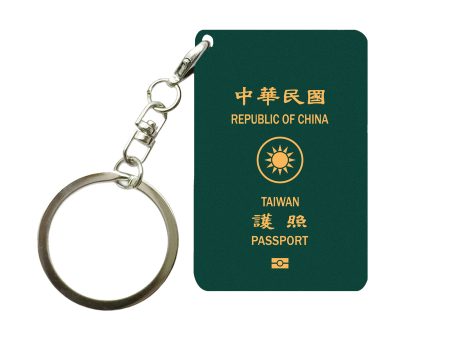 Taiwan Passport Designed Key Chains Online Hot Sale