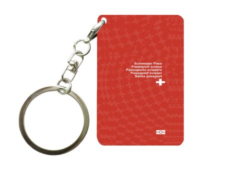 Switzerland Passport Designed Key Chains For Cheap