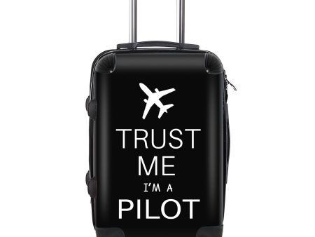 Trust Me I m a Pilot 2 Designed Cabin Size Luggages Fashion