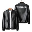 Technic Designed PU Leather Jackets Cheap