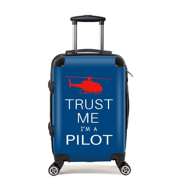 Trust Me I m a Pilot (Helicopter) Designed Cabin Size Luggages Supply