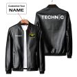 Technic Designed PU Leather Jackets Cheap