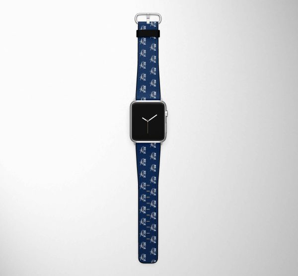 The Lockheed Martin F35 Designed Leather Apple Watch Straps For Sale