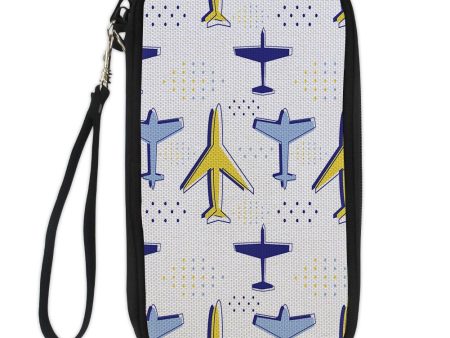 Very Colourful Airplanes Designed Travel Cases & Wallets Supply