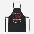 The Sky is Calling and I Must Fly Designed Kitchen Aprons Online