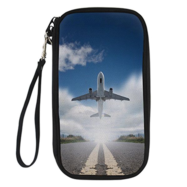 Taking Off Aircraft Designed Travel Cases & Wallets Sale