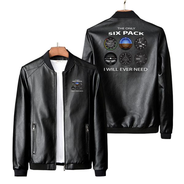 The Only Six Pack I Will Ever Need Designed PU Leather Jackets Sale