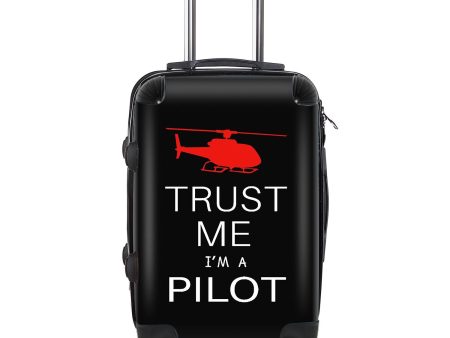 Trust Me I m a Pilot (Helicopter) Designed Cabin Size Luggages Supply