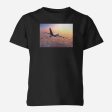 Super Cruising Airbus A380 over Clouds Designed Children T-Shirts For Cheap