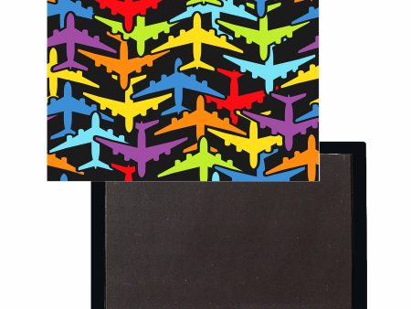 Super Colourful Airplanes Designed Magnets Fashion