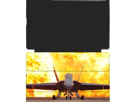 Face to Face with Air Force Jet & Flames Designed iPad Cases Supply