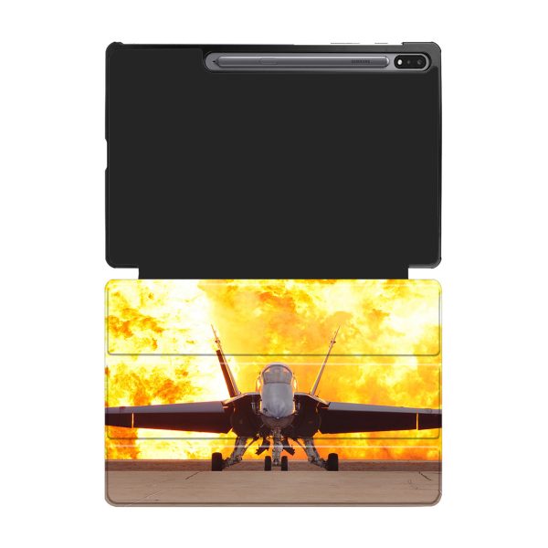 Face to Face with Air Force Jet & Flames Designed iPad Cases Supply