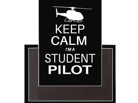 Student Pilot (Helicopter) Designed Magnets Online Hot Sale