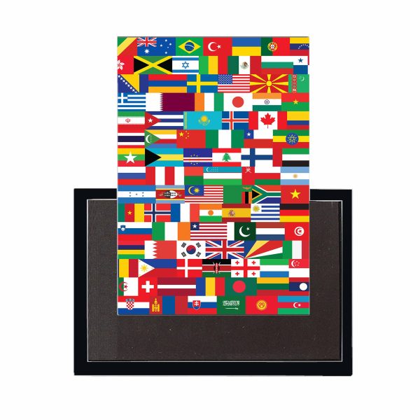 World Flags Designed Magnets For Sale