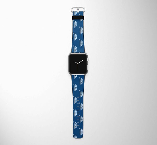 The Antonov AN-225 Designed Leather Apple Watch Straps For Sale