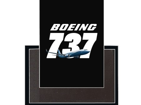 Super Boeing 737+Text Designed Magnets Online