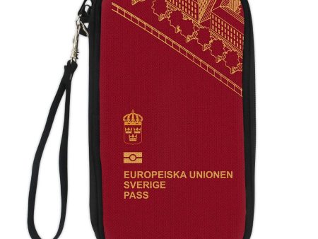 Sweden Passport Designed Travel Cases & Wallets For Discount