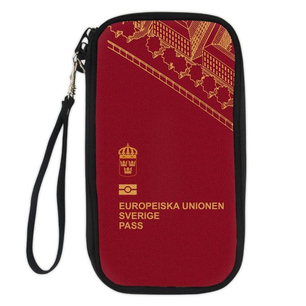 Sweden Passport Designed Travel Cases & Wallets For Discount