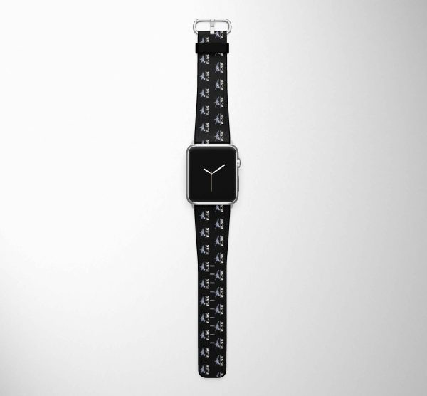 The Lockheed Martin F35 Designed Leather Apple Watch Straps For Sale